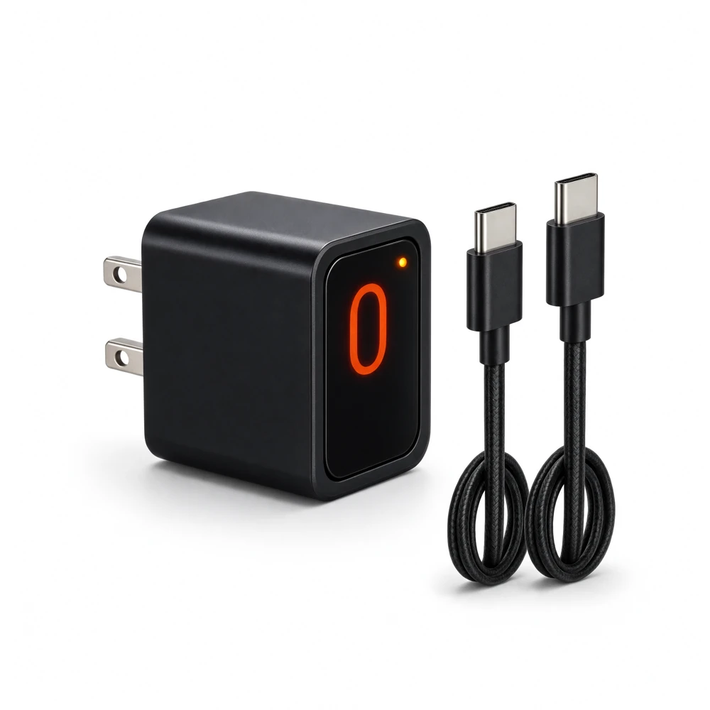 USB-C charger and charging cables